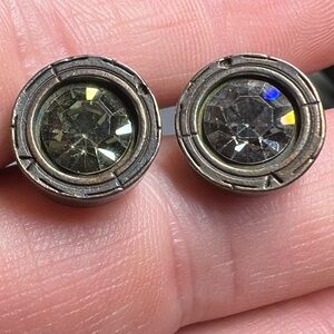 Vintage Patricia Locke stud crystal earrings